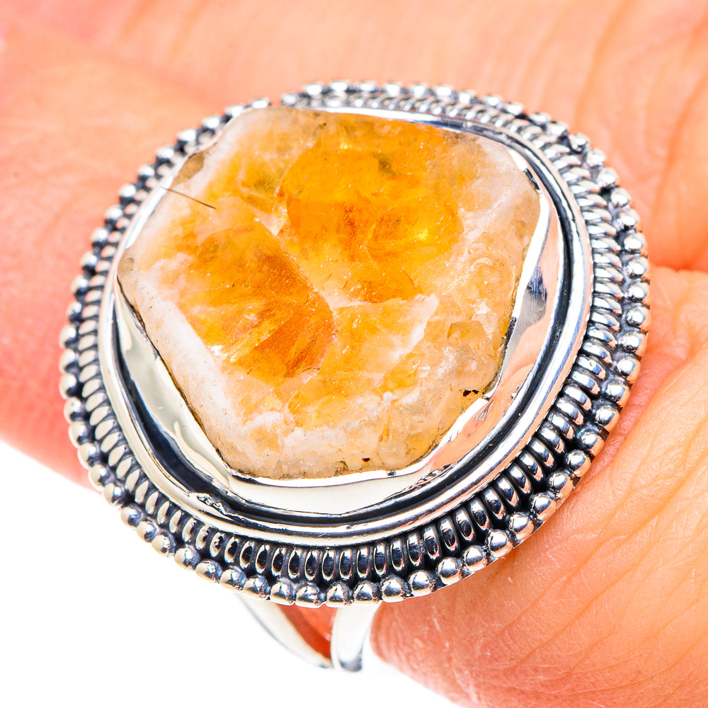 Citrine Rings handcrafted by Ana Silver Co - RING92431