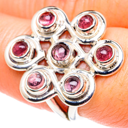 Pink Tourmaline Rings handcrafted by Ana Silver Co - RING92433