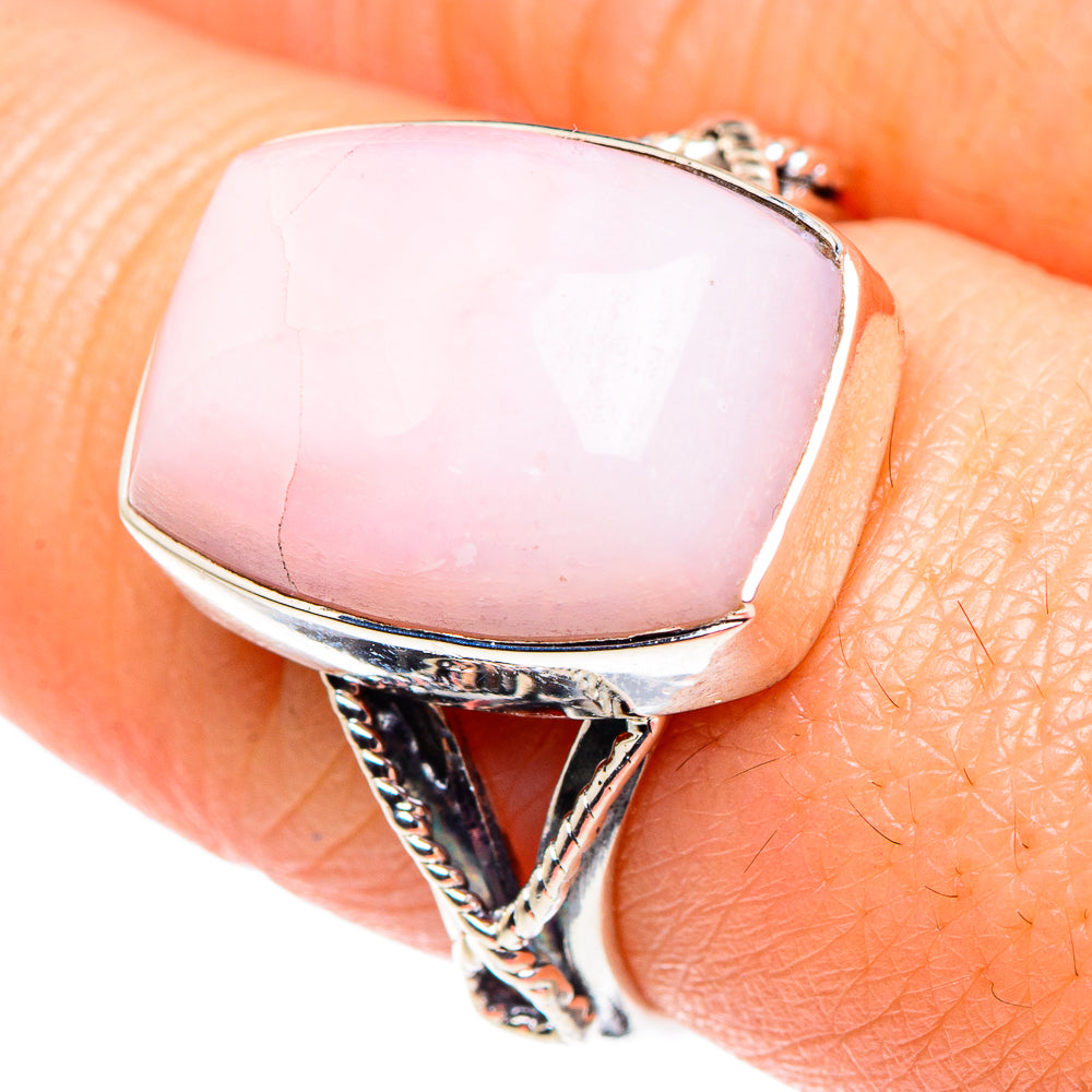 Pink Opal Rings handcrafted by Ana Silver Co - RING92434