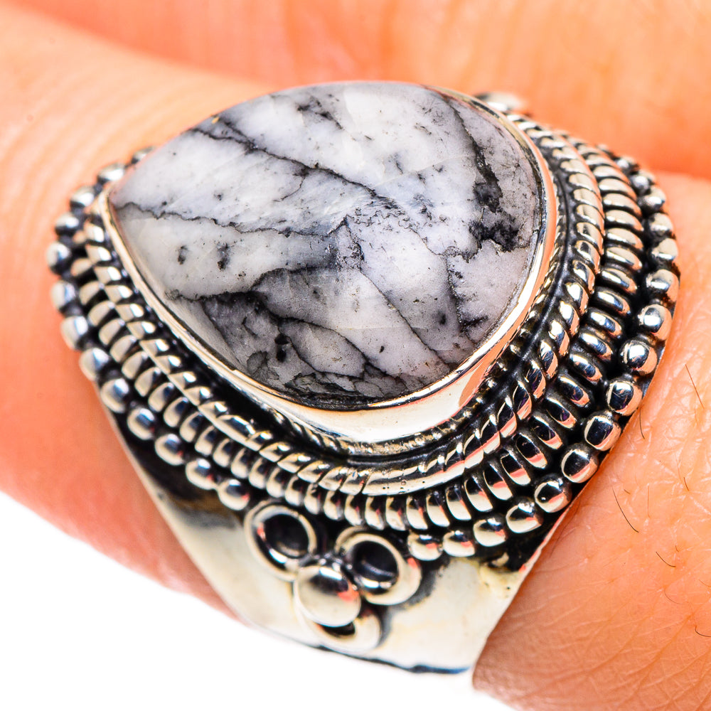 Pinolith Jasper Rings handcrafted by Ana Silver Co - RING92447