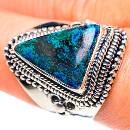 Chrysocolla Rings handcrafted by Ana Silver Co - RING92449