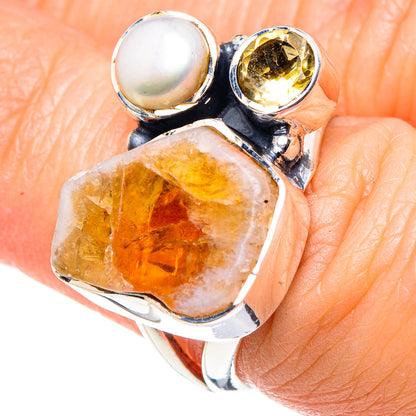 Citrine Rings handcrafted by Ana Silver Co - RING92457