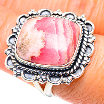 Rhodochrosite Rings handcrafted by Ana Silver Co - RING92460