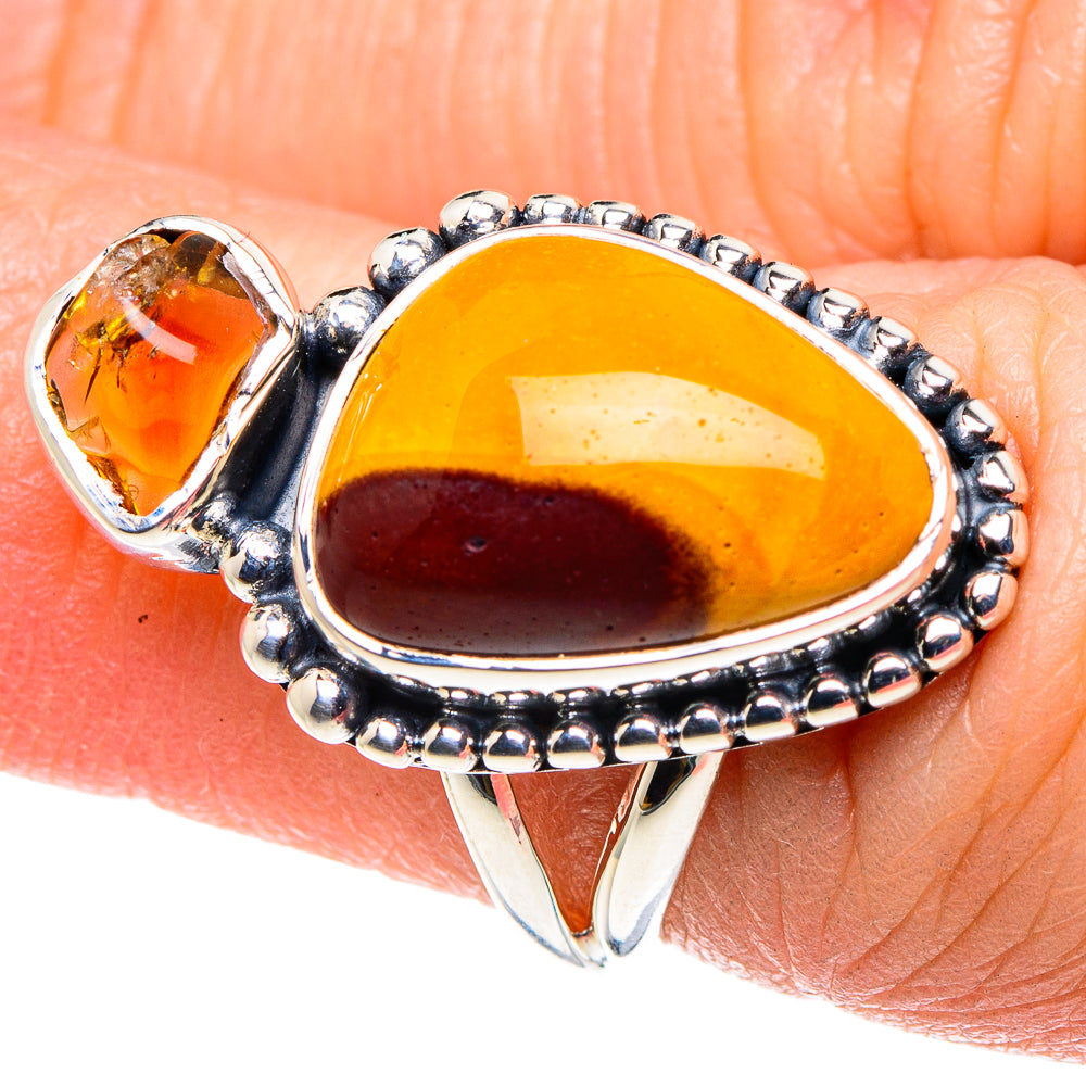 Mookaite Rings handcrafted by Ana Silver Co - RING92477