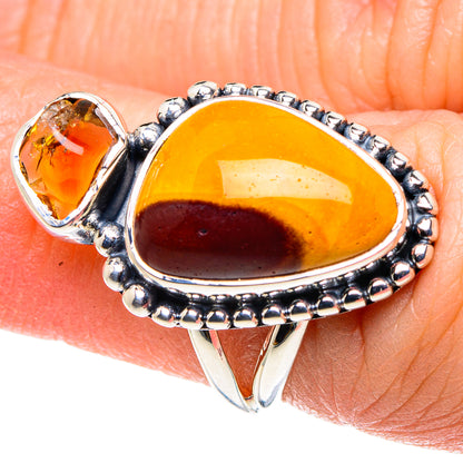 Mookaite Rings handcrafted by Ana Silver Co - RING92477