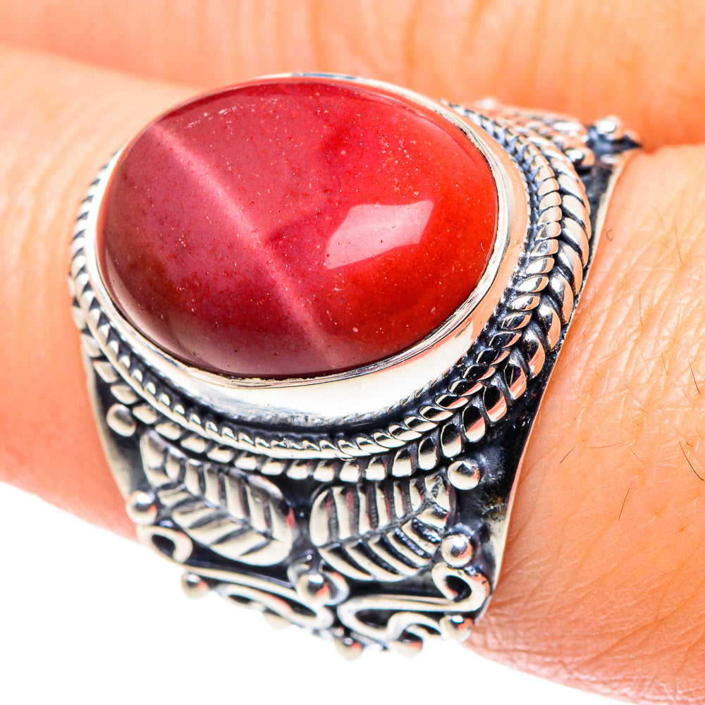Mookaite Rings handcrafted by Ana Silver Co - RING92478