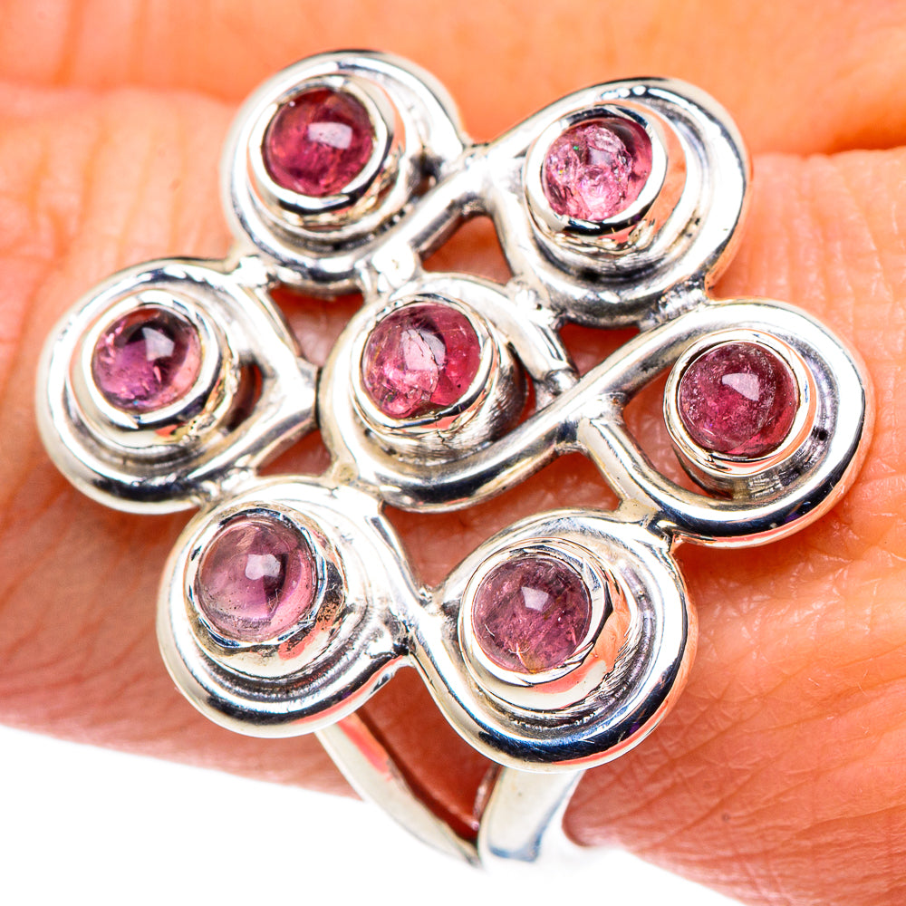 Pink Tourmaline Rings handcrafted by Ana Silver Co - RING92481