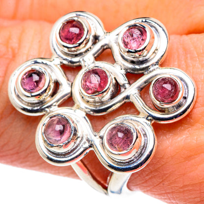 Pink Tourmaline Rings handcrafted by Ana Silver Co - RING92481