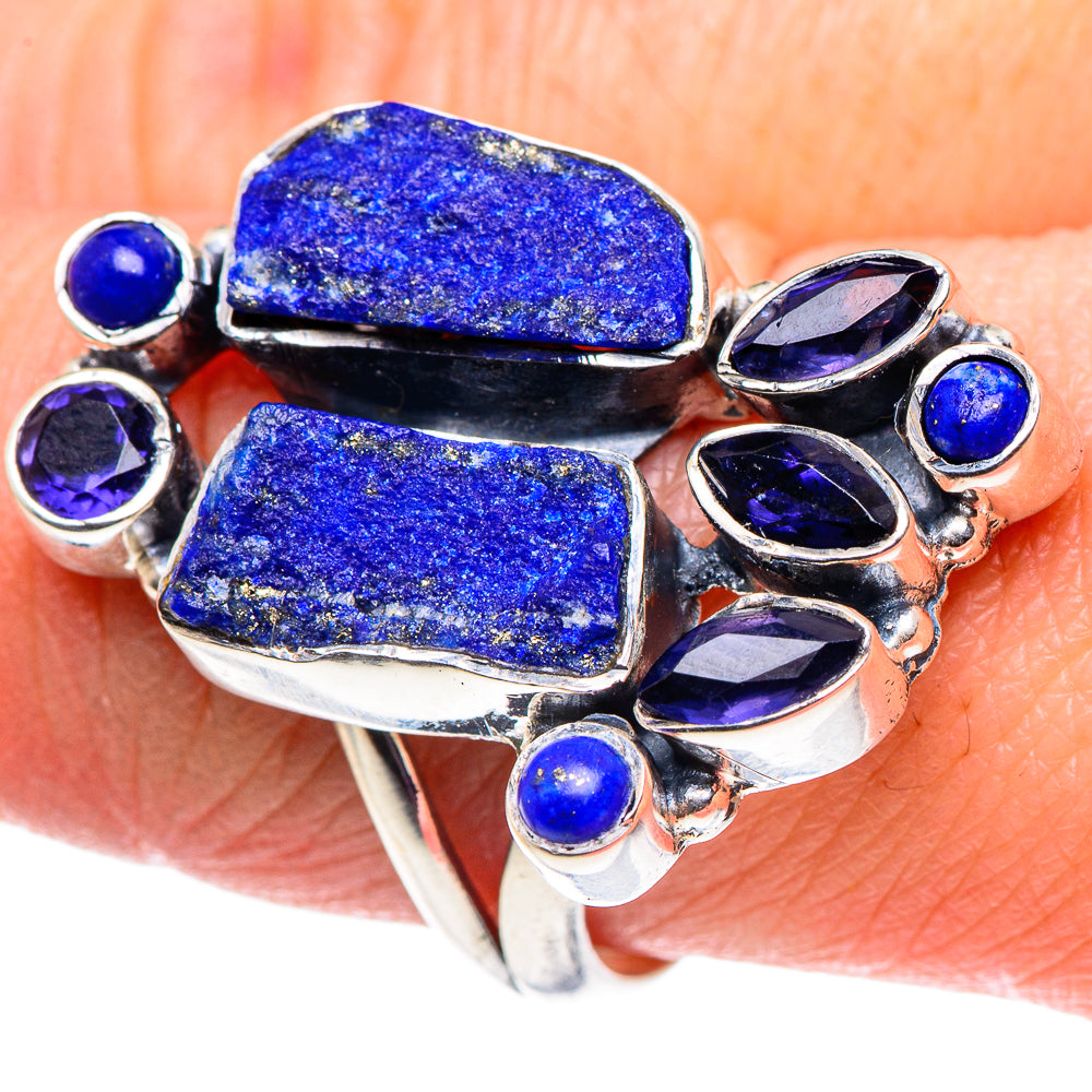 Lapis Lazuli Rings handcrafted by Ana Silver Co - RING92492