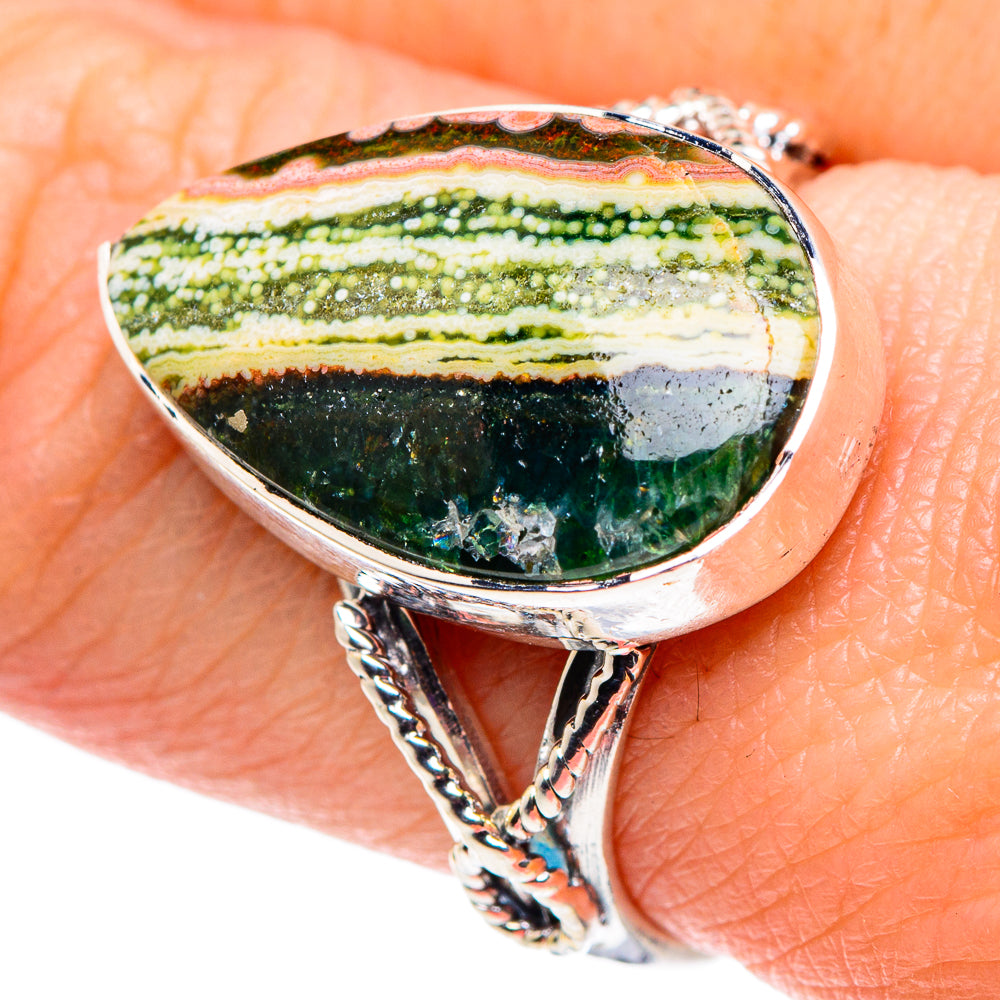 Ocean Jasper Rings handcrafted by Ana Silver Co - RING92494
