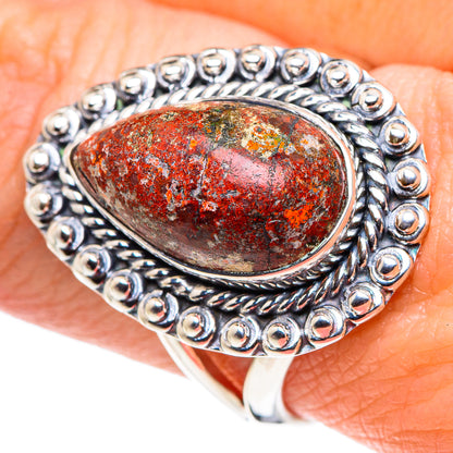 Red Jasper Rings handcrafted by Ana Silver Co - RING92495