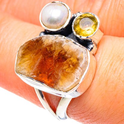 Citrine Rings handcrafted by Ana Silver Co - RING92496