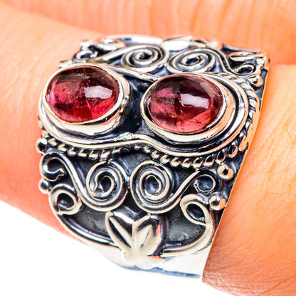 Pink Tourmaline Rings handcrafted by Ana Silver Co - RING92498