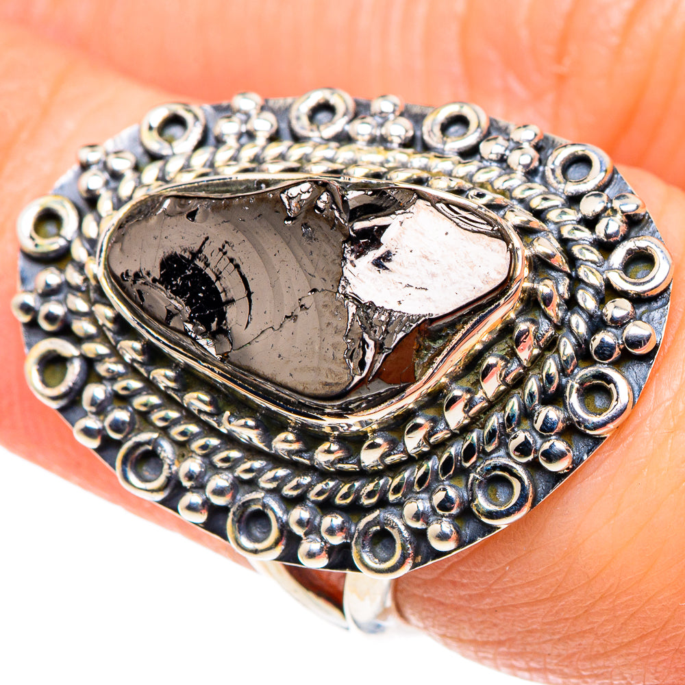 Shungite Rings handcrafted by Ana Silver Co - RING92501