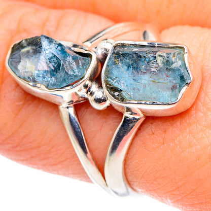 Aquamarine Rings handcrafted by Ana Silver Co - RING92521