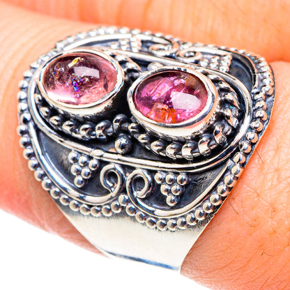 Pink Tourmaline Rings handcrafted by Ana Silver Co - RING92527