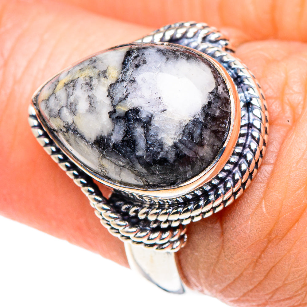 Pinolith Jasper Rings handcrafted by Ana Silver Co - RING92532