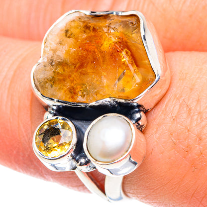 Citrine Rings handcrafted by Ana Silver Co - RING92539