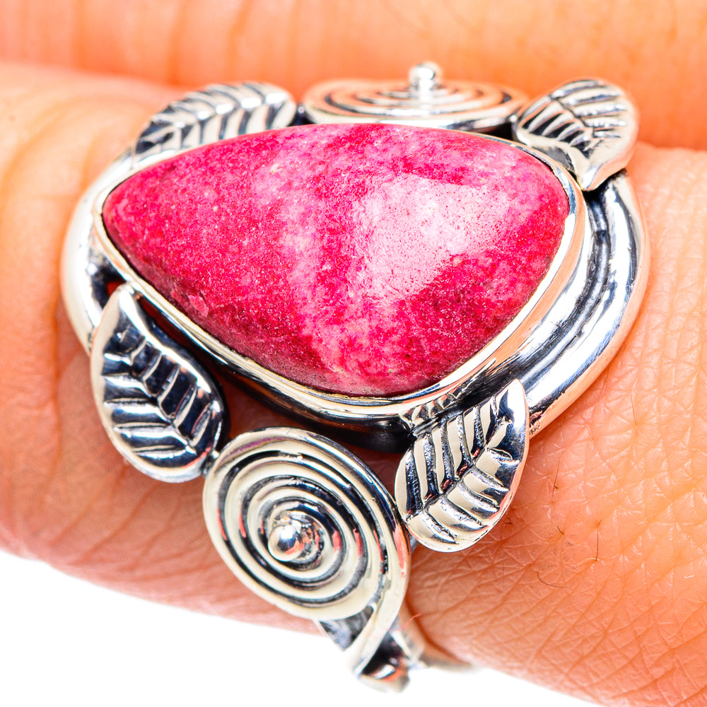 Rhodochrosite Rings handcrafted by Ana Silver Co - RING92541