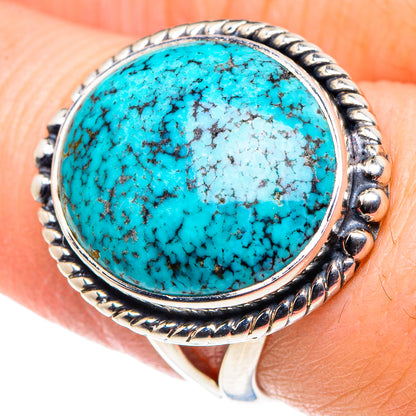 Tibetan Turquoise Rings handcrafted by Ana Silver Co - RING92547