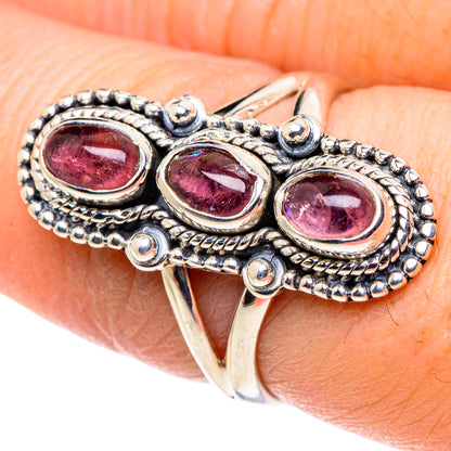 Pink Tourmaline Rings handcrafted by Ana Silver Co - RING92552