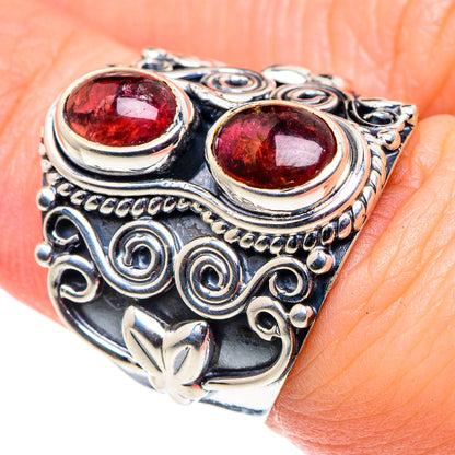 Pink Tourmaline Rings handcrafted by Ana Silver Co - RING92562