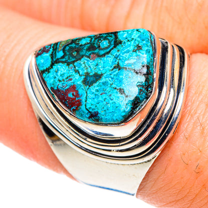 Chrysocolla Rings handcrafted by Ana Silver Co - RING92570