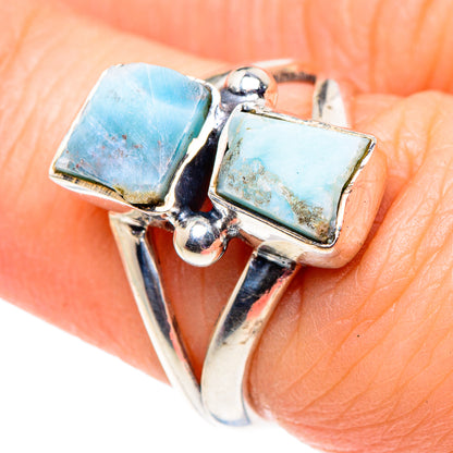 Larimar Rings handcrafted by Ana Silver Co - RING92574
