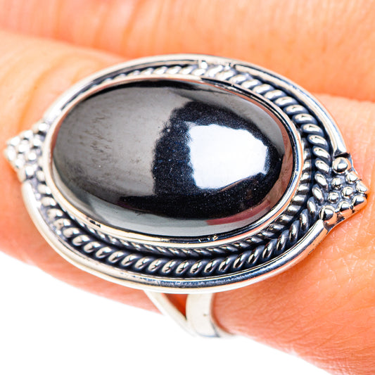 Hematite Rings handcrafted by Ana Silver Co - RING92584