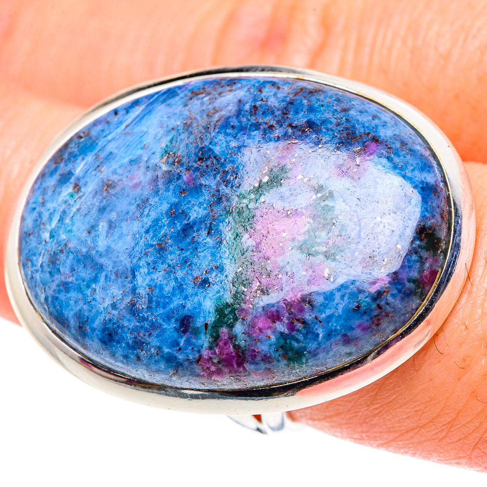 Ruby Fuchsite Rings handcrafted by Ana Silver Co - RING92589