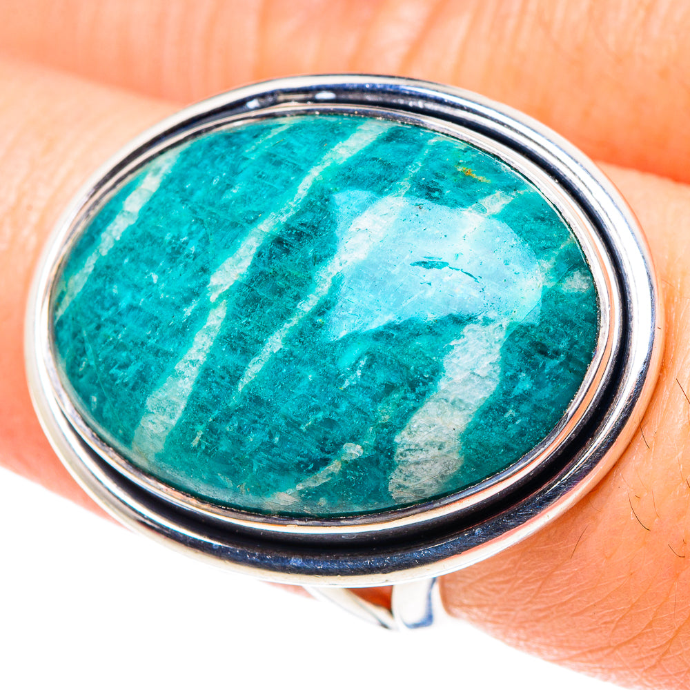 Amazonite Rings handcrafted by Ana Silver Co - RING92594