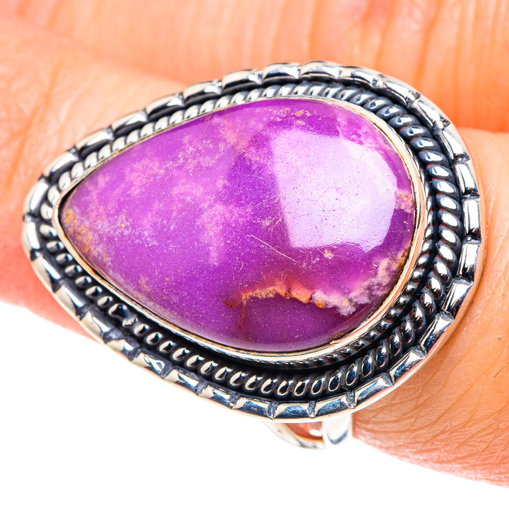 Phosphosiderite Rings handcrafted by Ana Silver Co - RING92610