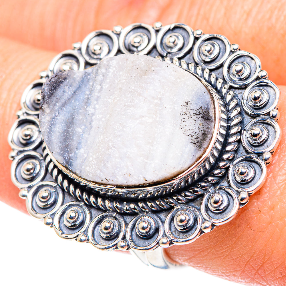 Desert Druzy Rings handcrafted by Ana Silver Co - RING92615