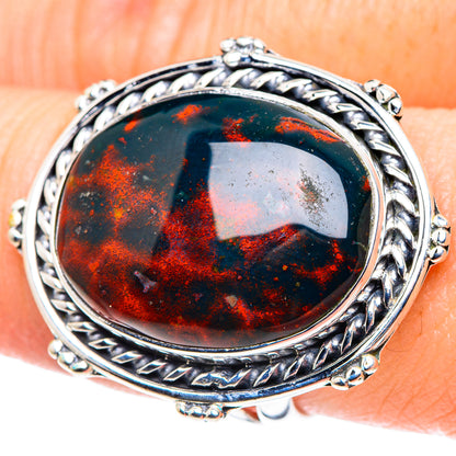 Bloodstone Rings handcrafted by Ana Silver Co - RING92629