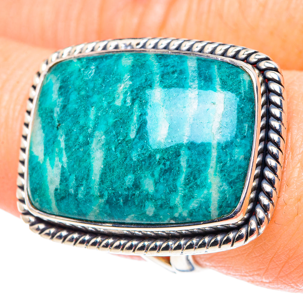 Amazonite Rings handcrafted by Ana Silver Co - RING92631