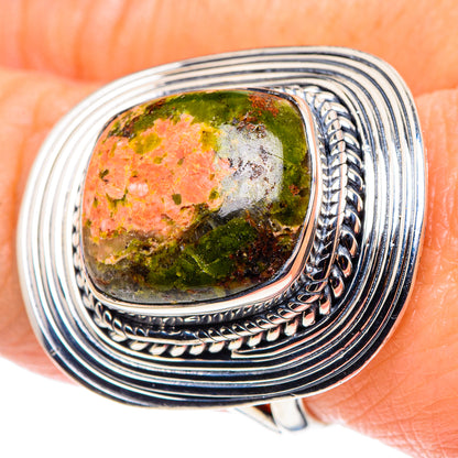 Unakite Rings handcrafted by Ana Silver Co - RING92632