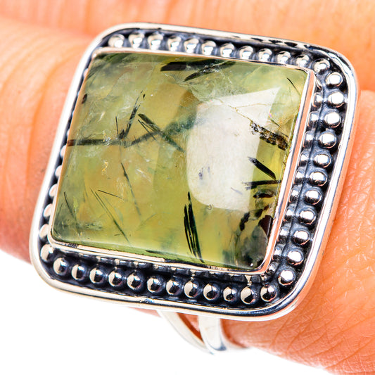 Prehnite Rings handcrafted by Ana Silver Co - RING92634