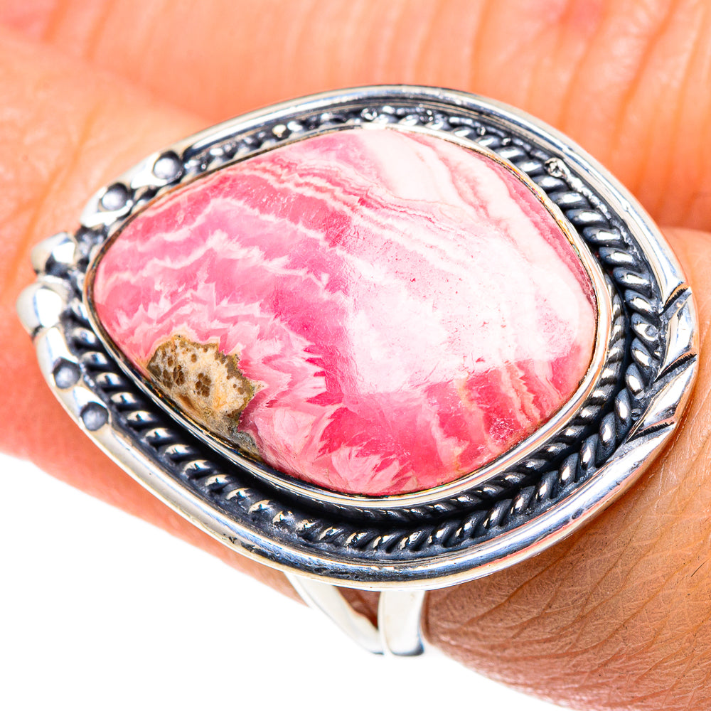 Rhodochrosite Rings handcrafted by Ana Silver Co - RING92641