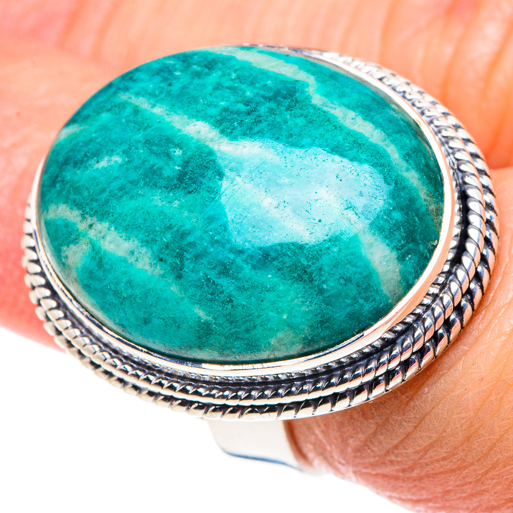 Amazonite Rings handcrafted by Ana Silver Co - RING92661