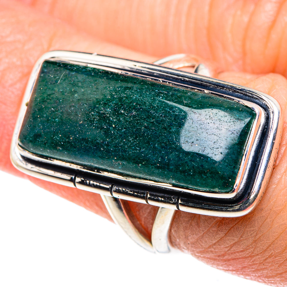 Green Aventurine Rings handcrafted by Ana Silver Co - RING92666