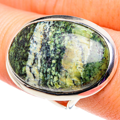 Lizard Jasper Rings handcrafted by Ana Silver Co - RING92667
