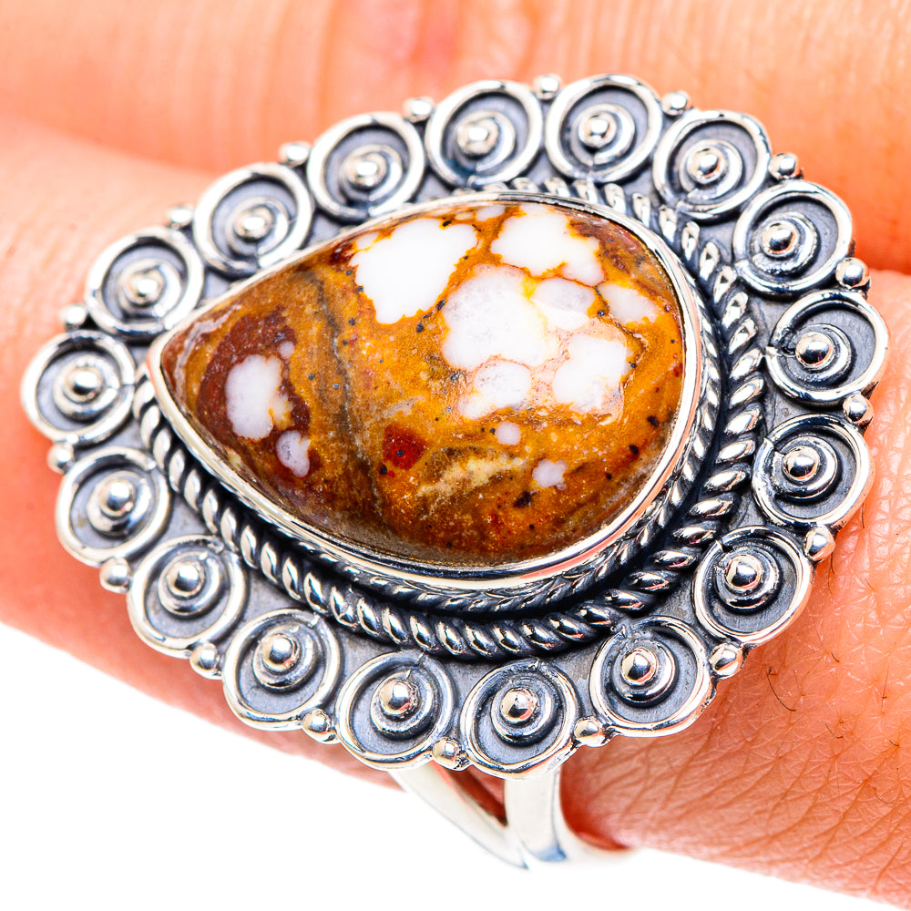 Wild Horse Jasper Rings handcrafted by Ana Silver Co - RING92672