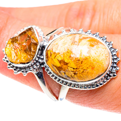 Brecciated Mookaite Rings handcrafted by Ana Silver Co - RING92674
