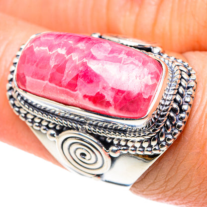 Rhodochrosite Rings handcrafted by Ana Silver Co - RING92677