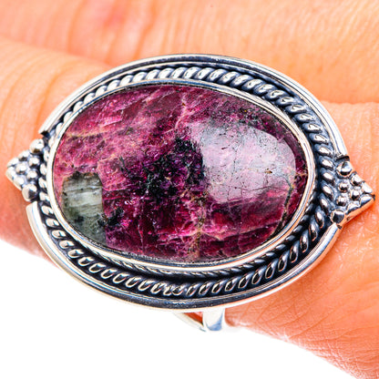 Russian Eudialyte Rings handcrafted by Ana Silver Co - RING92678