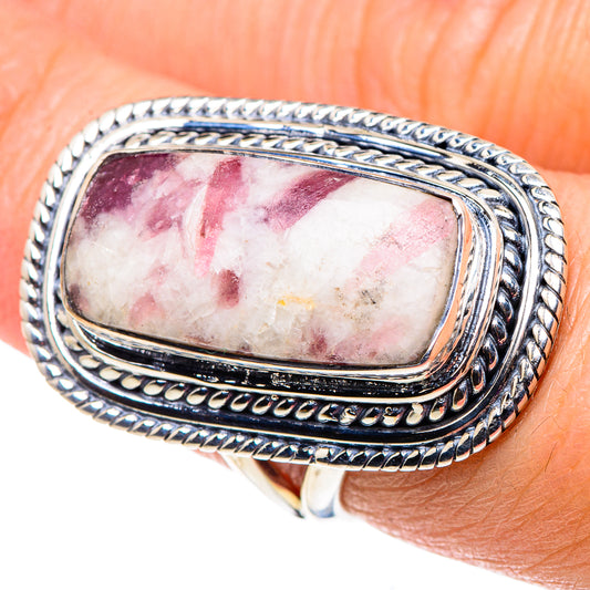 Lepidolite Rings handcrafted by Ana Silver Co - RING92680