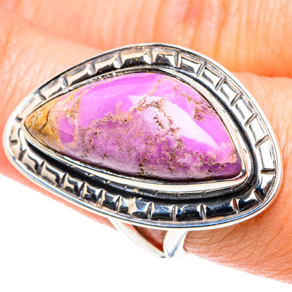 Phosphosiderite Rings handcrafted by Ana Silver Co - RING92682