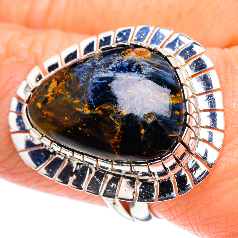 Pietersite Rings handcrafted by Ana Silver Co - RING92685