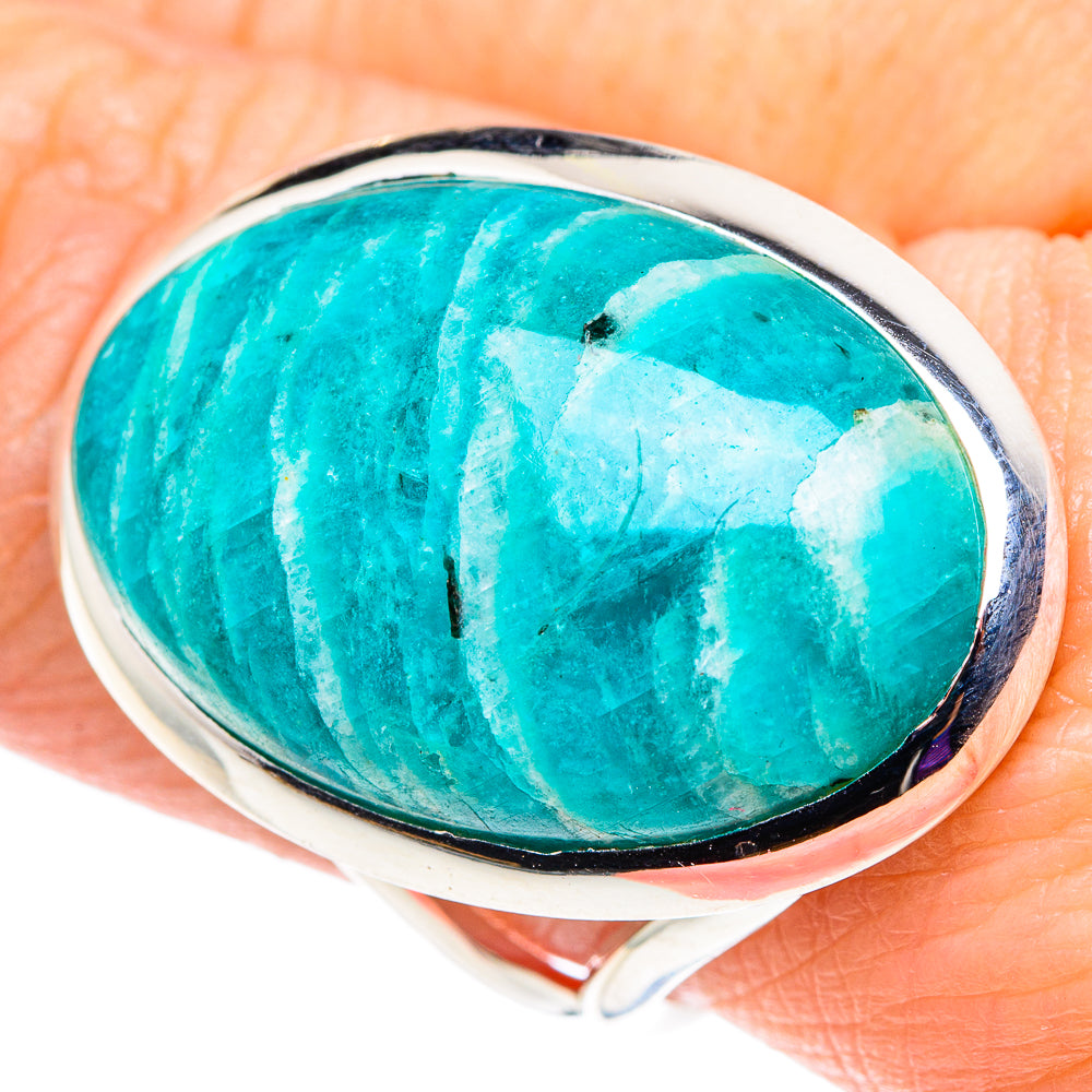 Amazonite Rings handcrafted by Ana Silver Co - RING92700
