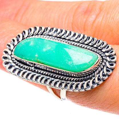 Chrysoprase Rings handcrafted by Ana Silver Co - RING92702